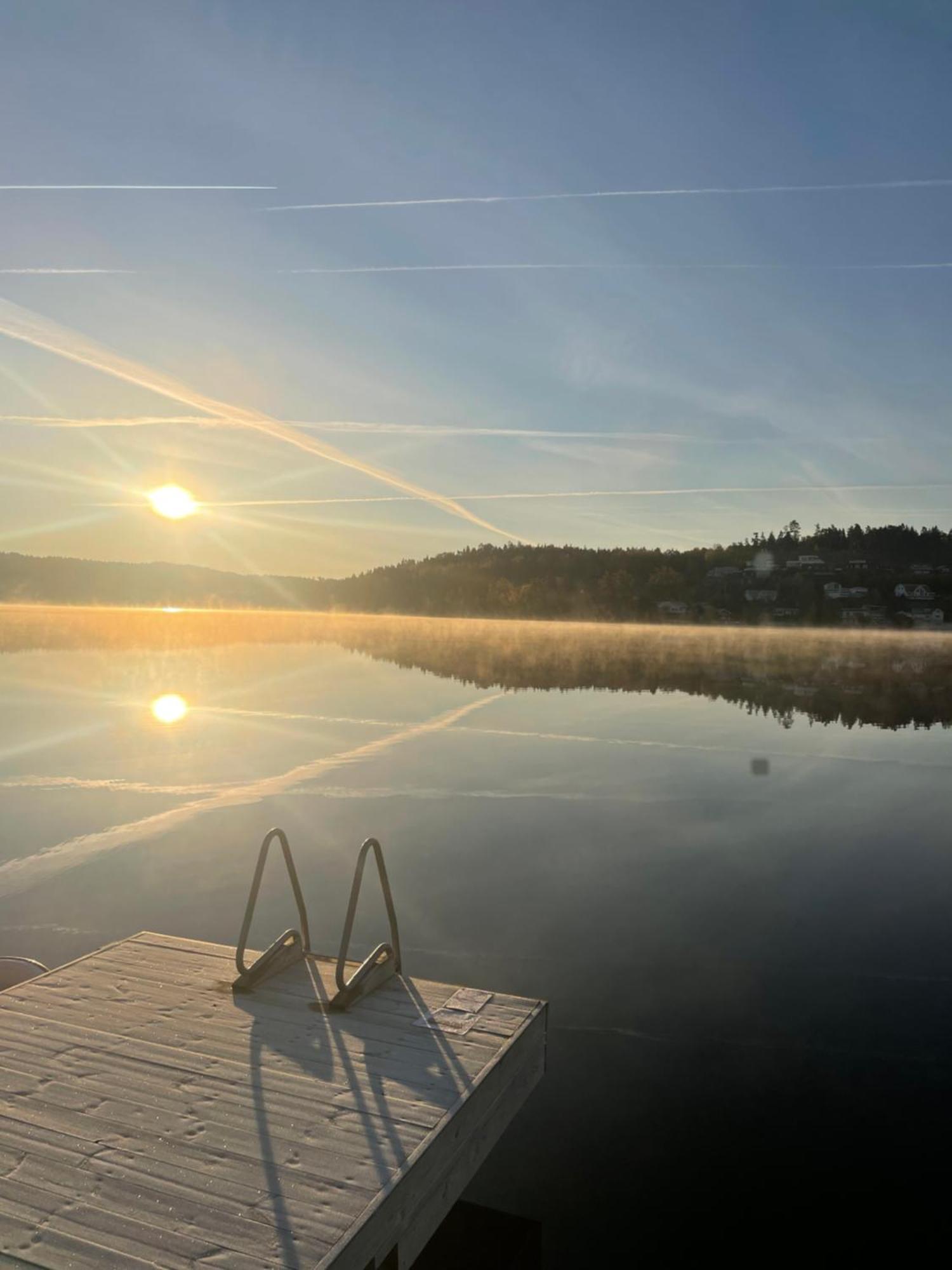 New House By The Lake Bunn & Private Bathing Jetty Gränna Exterior foto